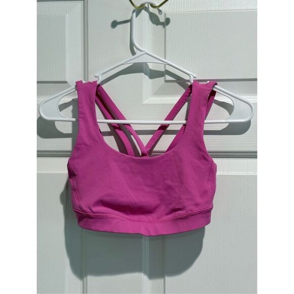 Lululemon Raspberry Extra Support Sports Bra Women's Size 4 - Picture 2 of 9